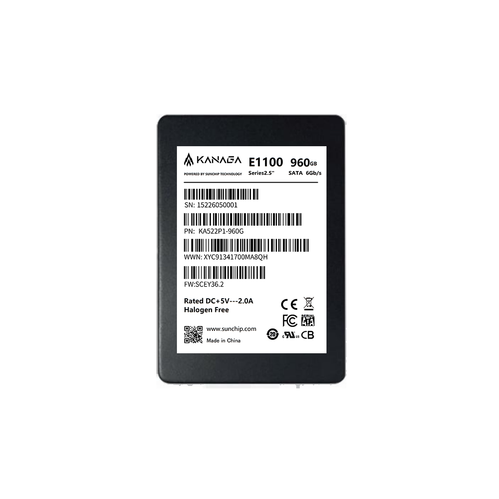 KANAGA E1100 SATA III enterprise SSD 3.84TB data center