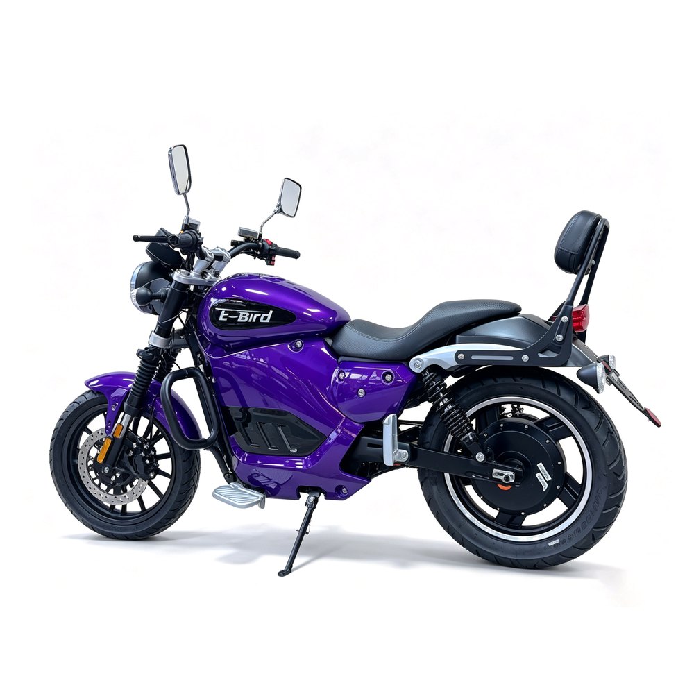 E-BYRD Cruiser M3 electric motorcycle 3000W 72V120Ah 150-180km range