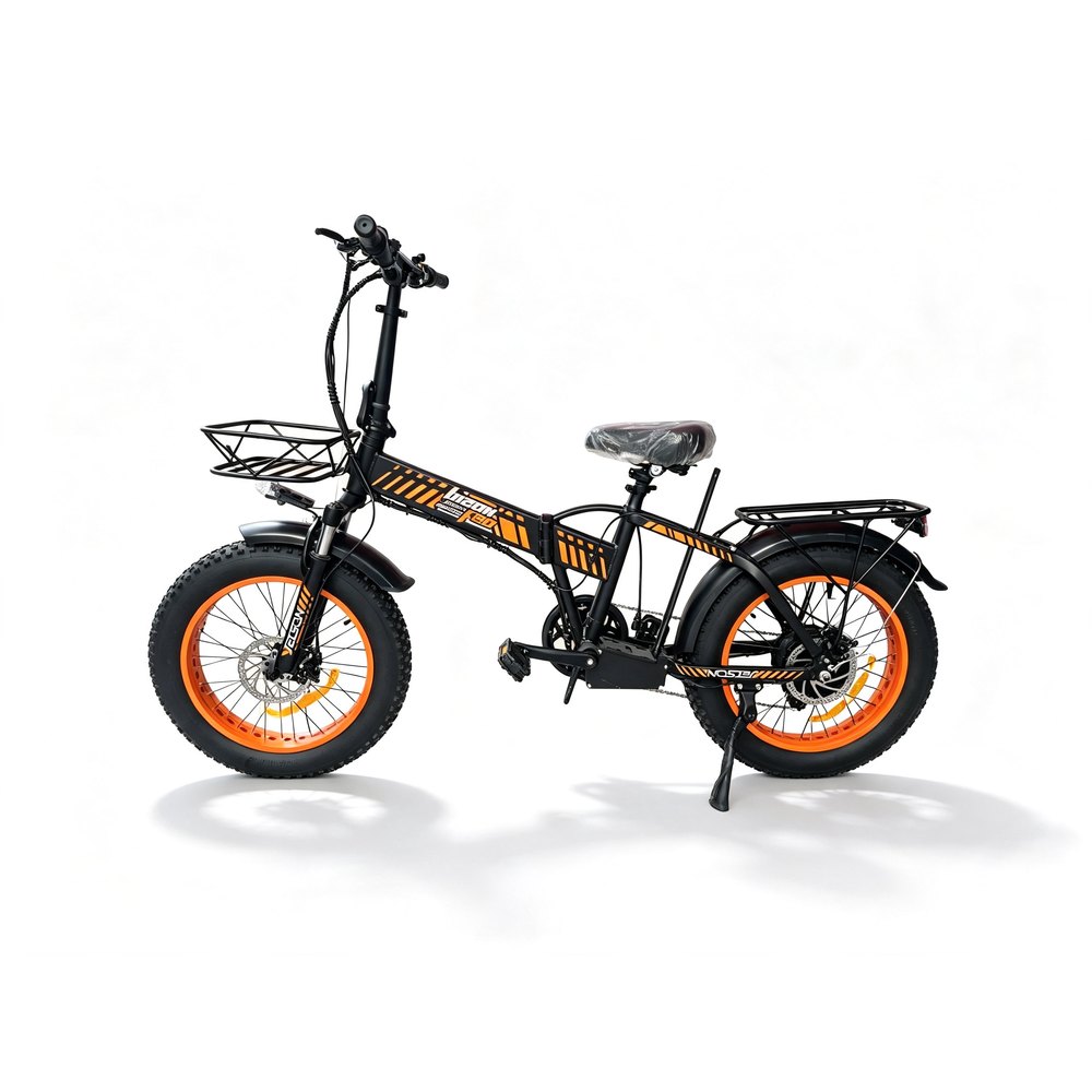 E-BYRD Snow Cruiser fat-tire electric bike 500W 20x4.0 snow tires