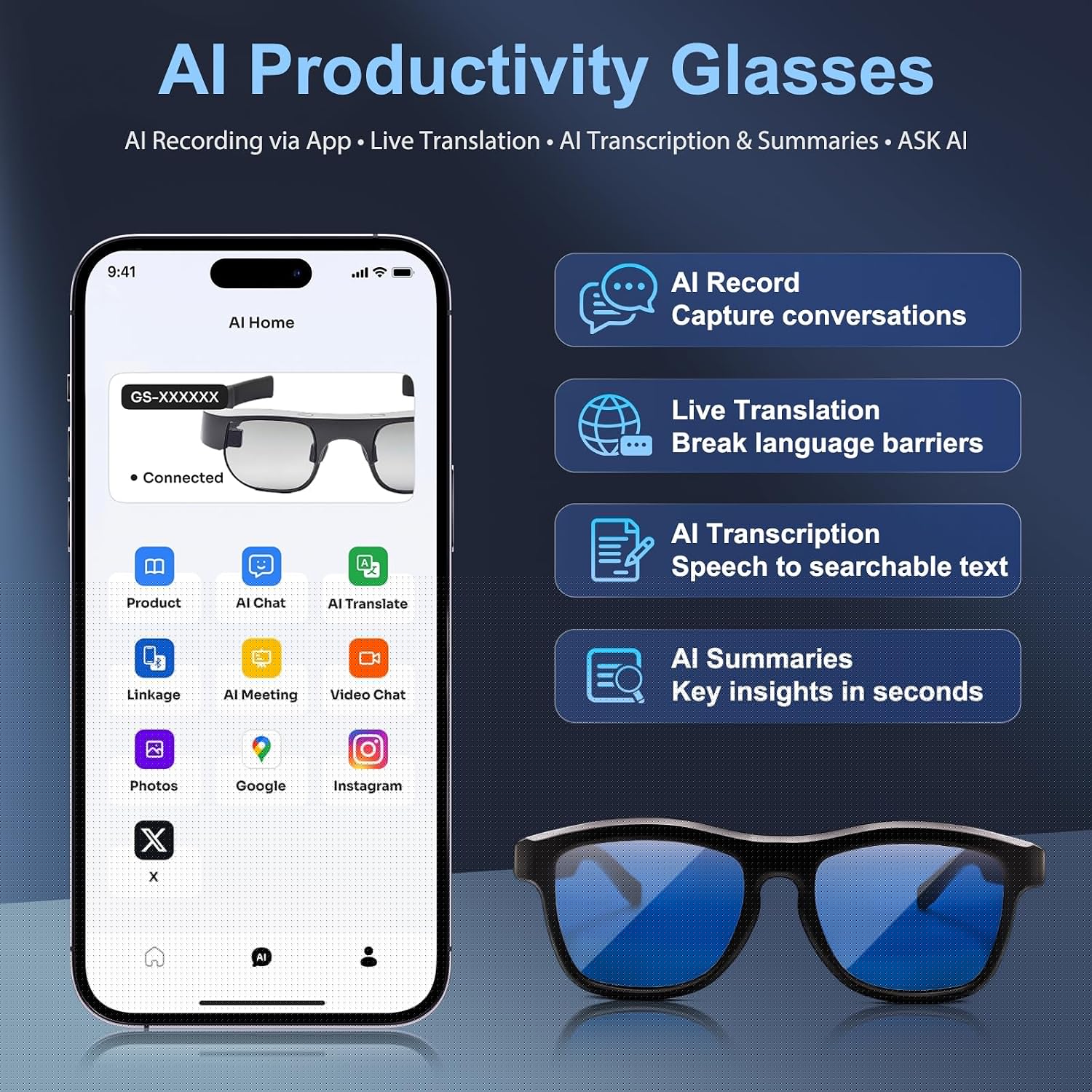LASMEX V90 AI productivity functions