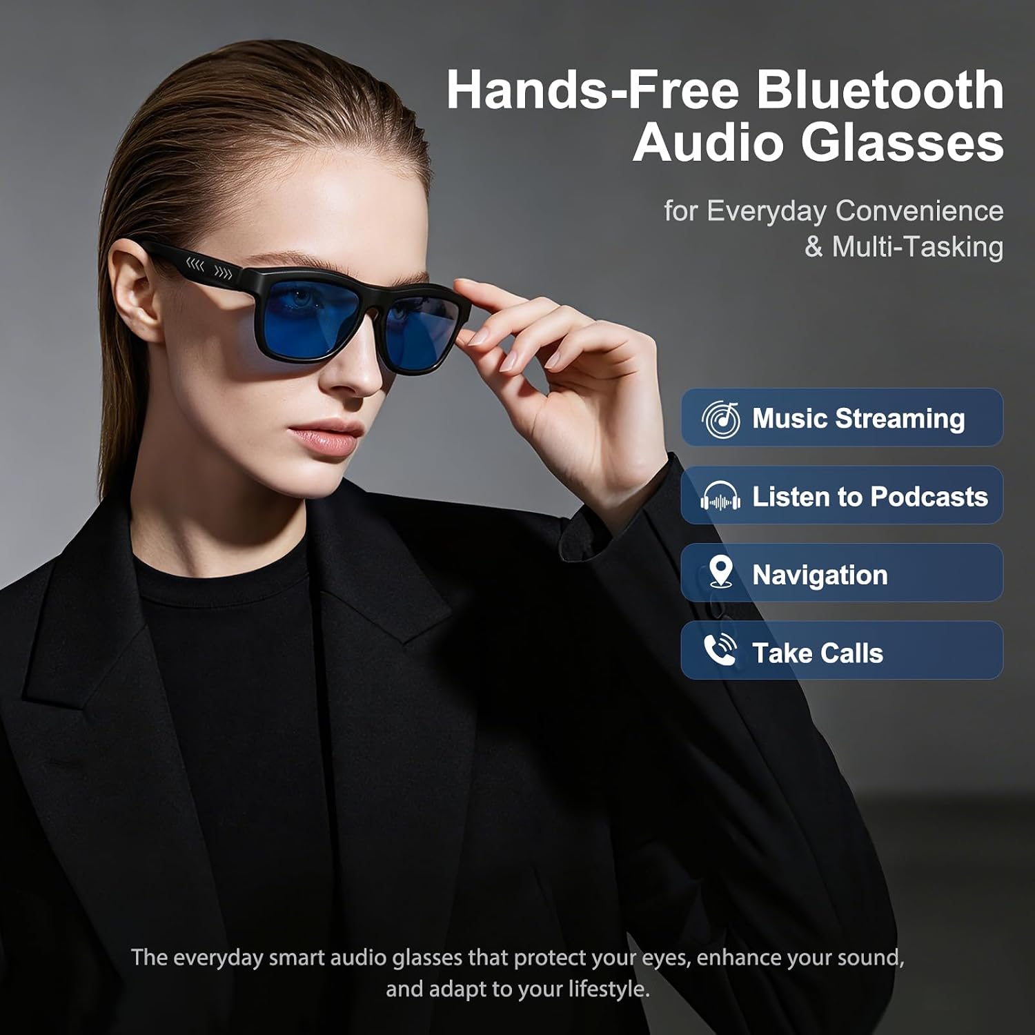 LASMEX V90 hands-free bluetooth audio details